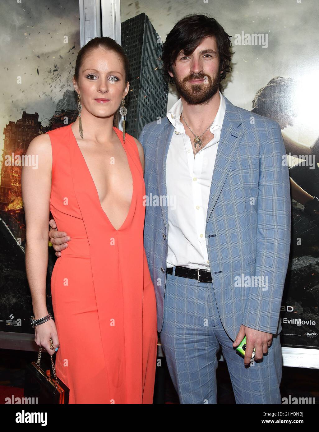 Eoin Macken participant à la première projection à Los Angeles de 'Resident Evil: The final Chapter' Banque D'Images