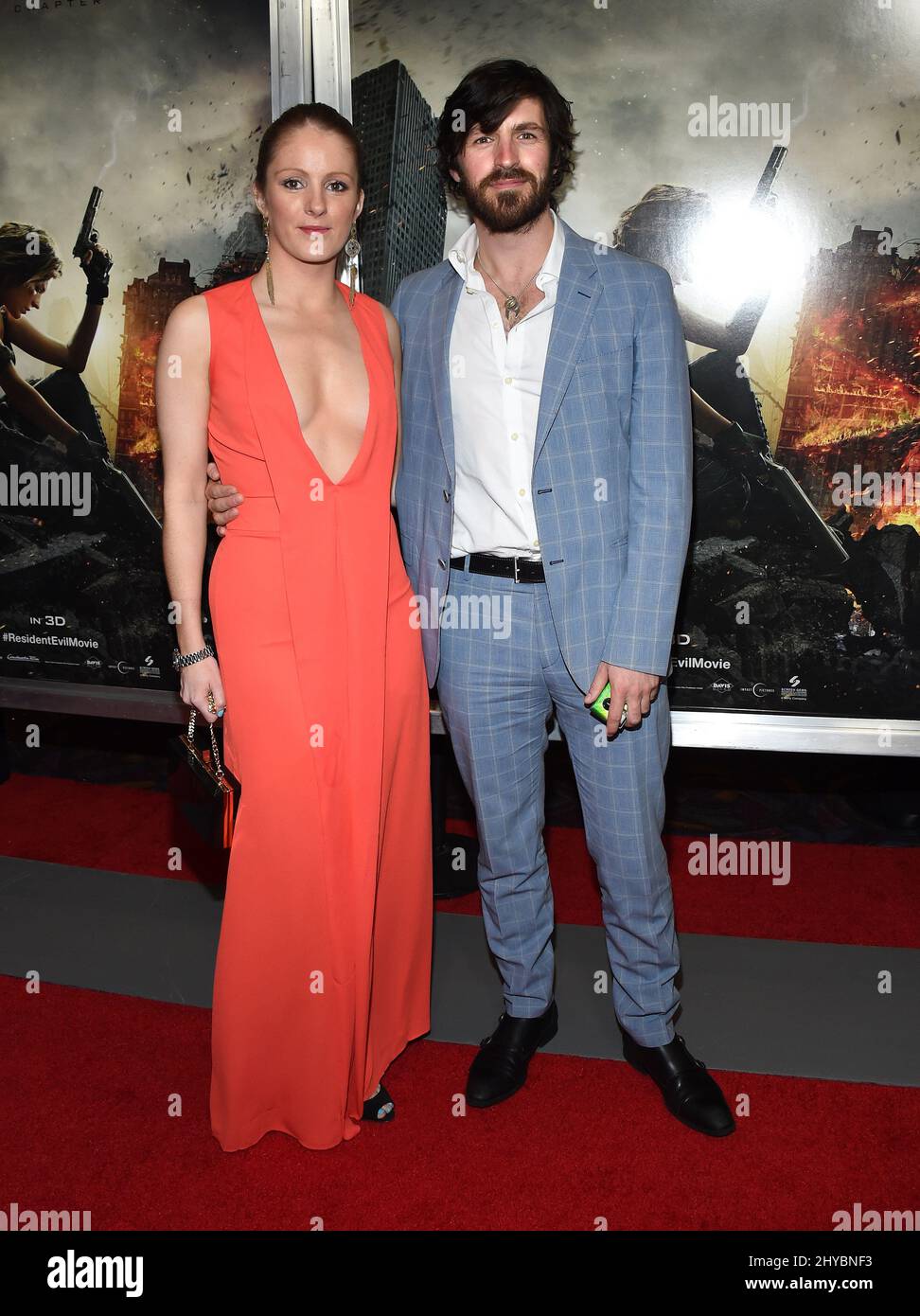 Eoin Macken participant à la première projection à Los Angeles de 'Resident Evil: The final Chapter' Banque D'Images