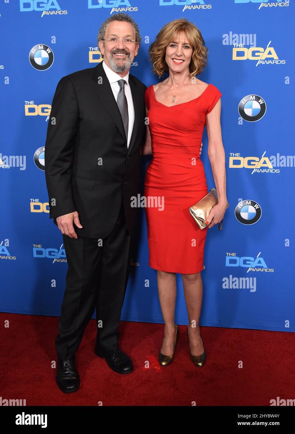 Christine Lahti et Thomas Schlamme arrivent pour les Prix annuels 69th de la Guilde des directeurs d'Amérique qui se sont tenus à l'hôtel Beverly Hilton, Beverly Hills, Los Angeles, février 4th 2017 Banque D'Images