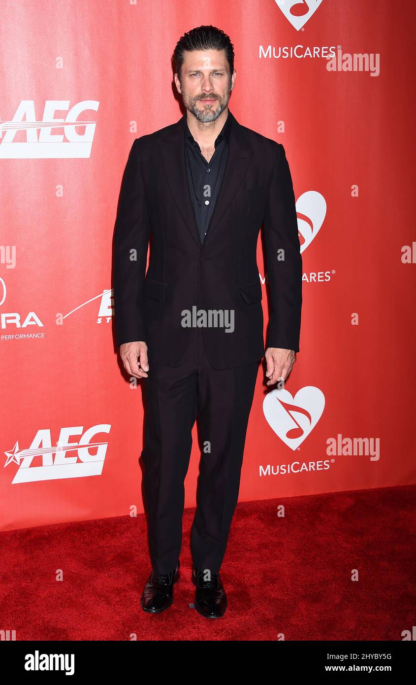 Greg Vaughan MusiCares personne de l'année hommage à Tom Petty au Centre des congrès de Los Angeles Banque D'Images