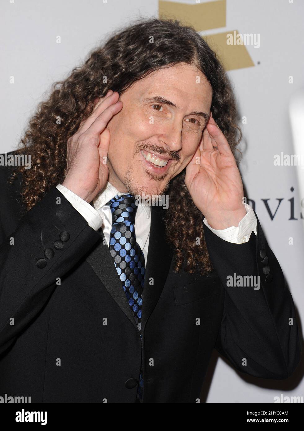 Weird Al Yankovic assiste au Gala pré-GRAMMY 2017 et Salute to Industry Icons présenté par Clive Davis tenu au Beverly Hilton Hotel Banque D'Images