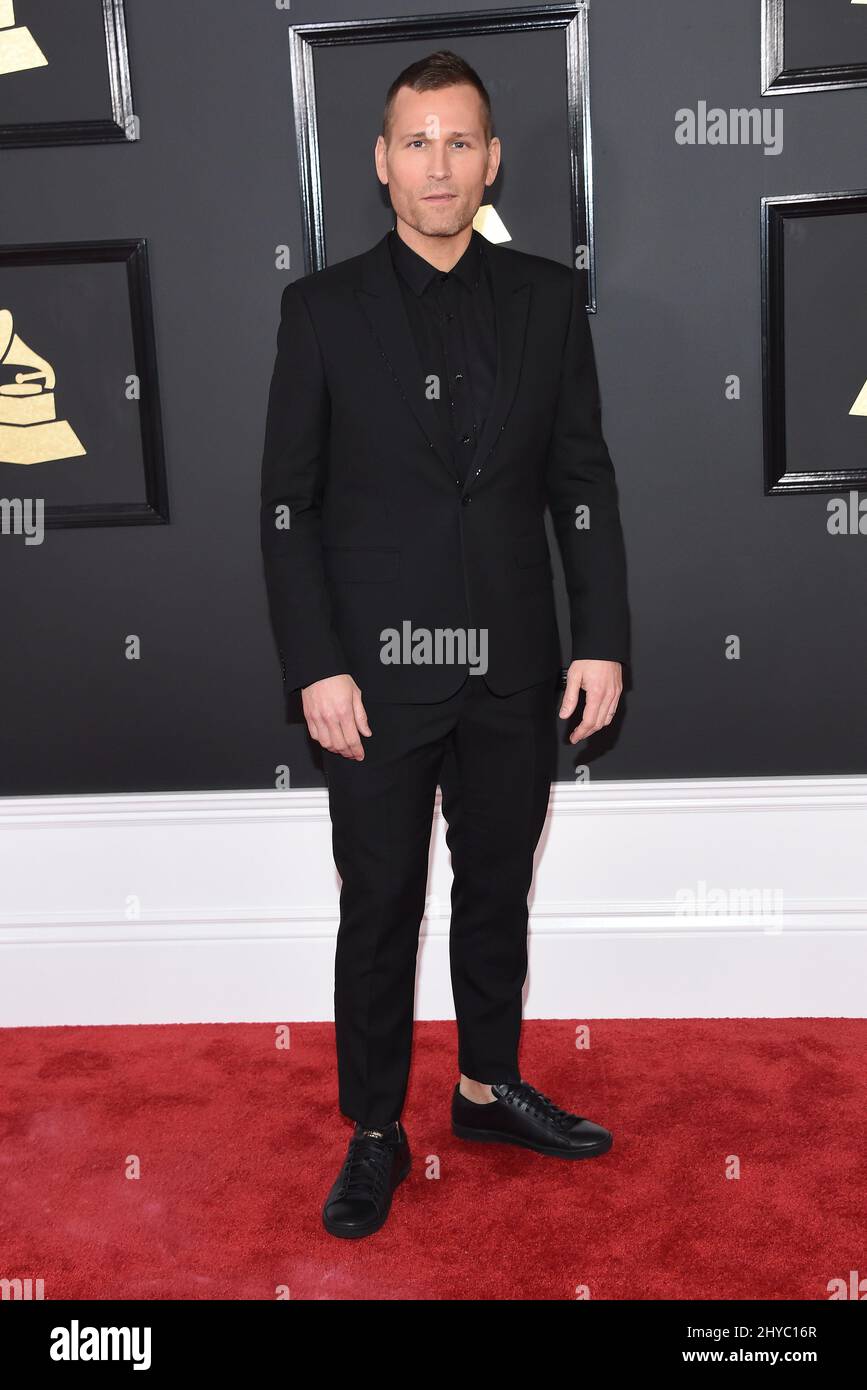 Kaskade participe aux Grammy Awards 59th à Los Angeles Banque D'Images