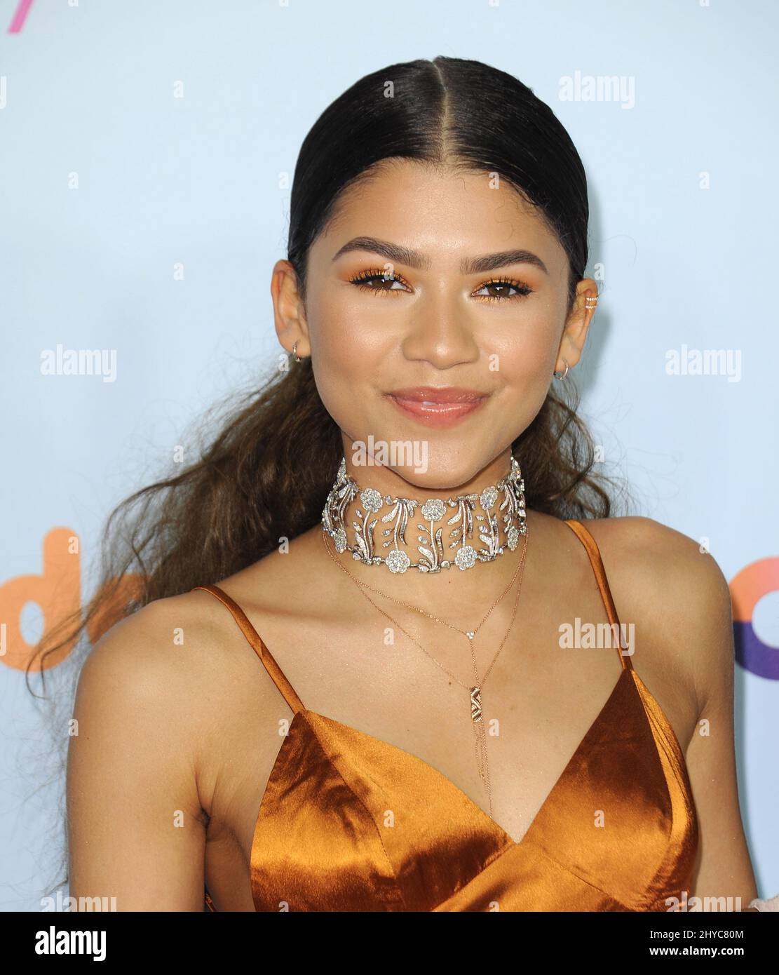 Zendaya arrive aux Kidss' Choice Awards 2017 - arrivées au centre USC Galen Banque D'Images