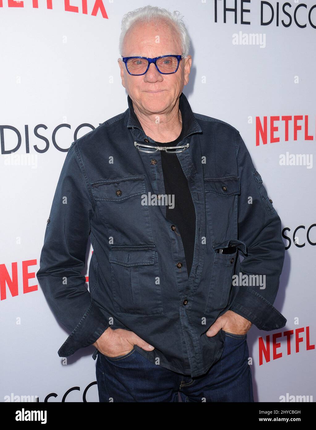 Malcolm McDowell assistant à la projection spéciale « The Discovery » au Vista Theatre de Los Angeles, aux États-Unis Banque D'Images