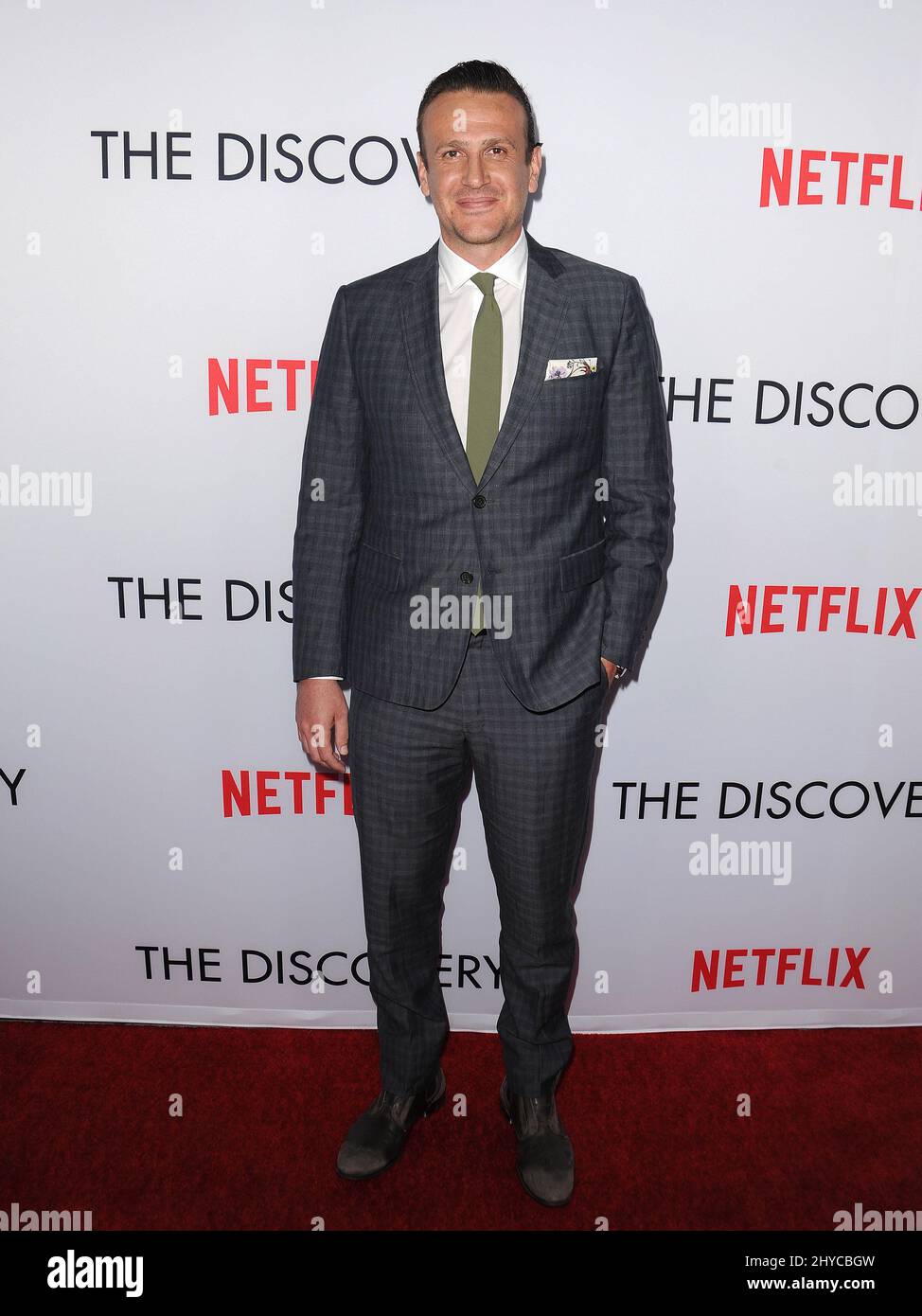Jason Segel participe à la projection spéciale « The Discovery » au Vista Theatre de Los Angeles, aux États-Unis Banque D'Images