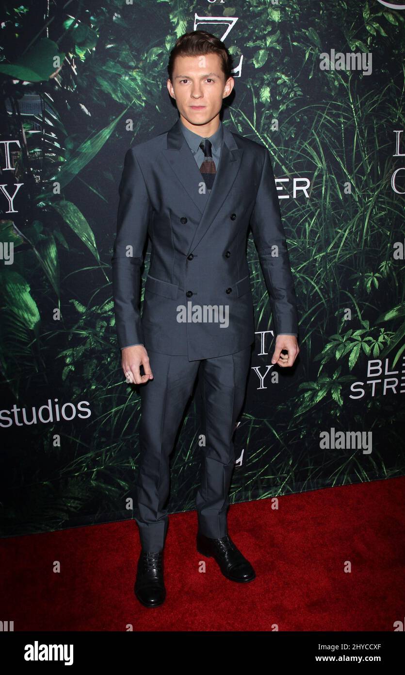 Tom Holland 'The Lost City of Z' Los Angeles Premiere a eu lieu au ArcLight Cinemas Hollywood Banque D'Images