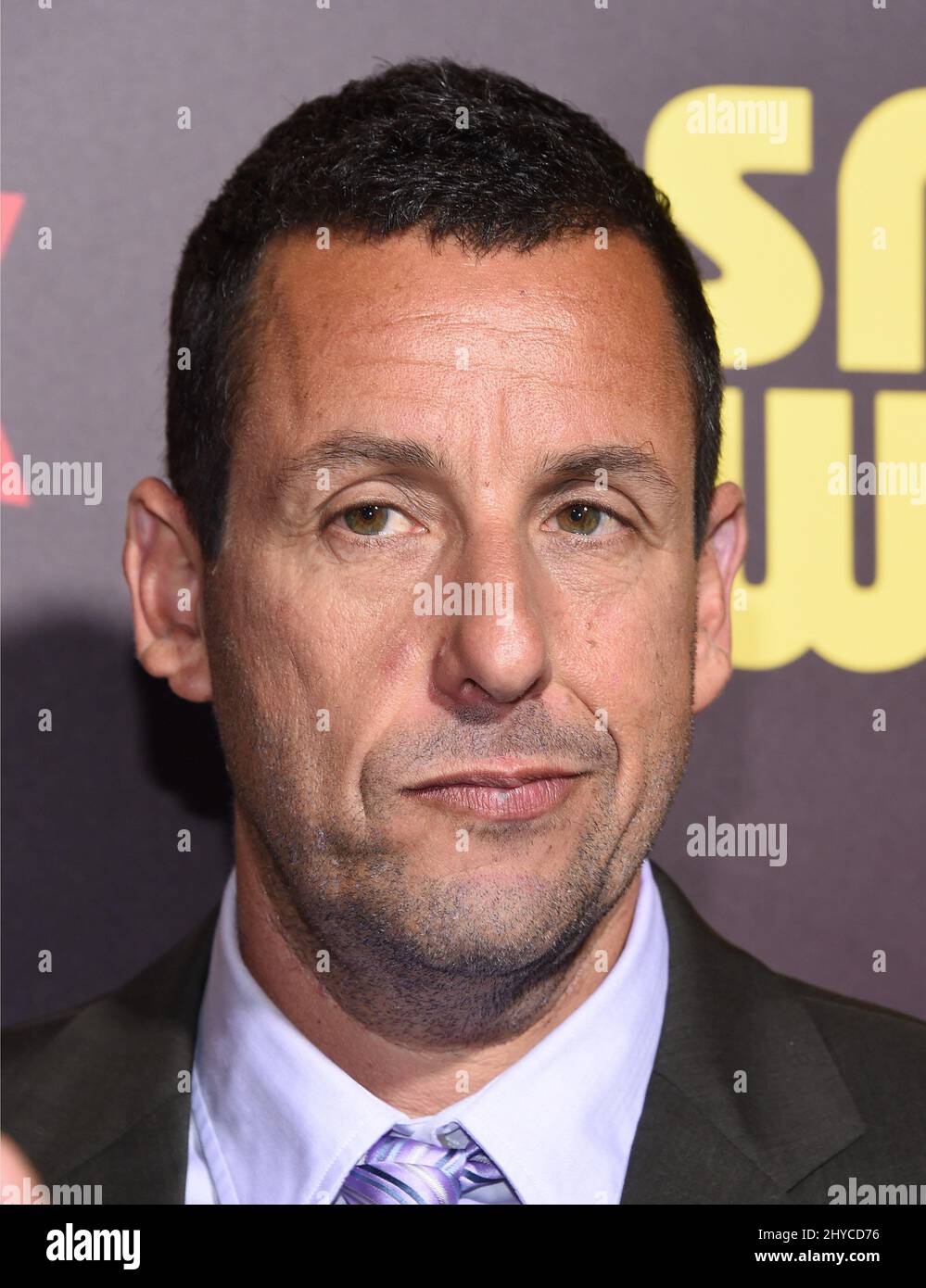 Adam Sandler arrivant à la première de Netflix, « andy Wexler », à Los Angeles, qui s'est tenue au Cinerama Dome Banque D'Images