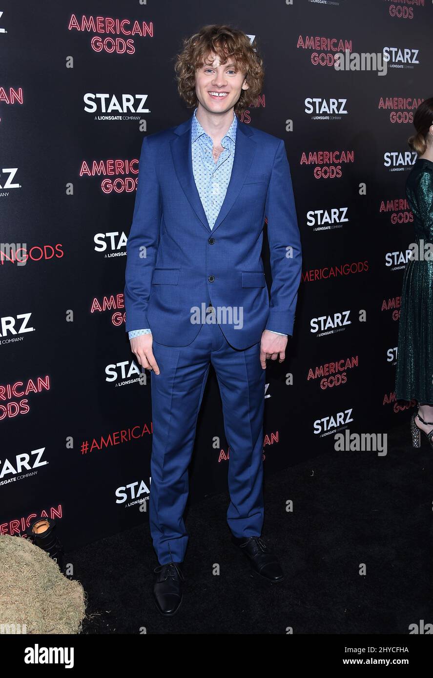 Bruce Langley arrive à la première « American Gods » qui s'est tenue au Cinerama Dome de Los Angeles, aux États-Unis Banque D'Images