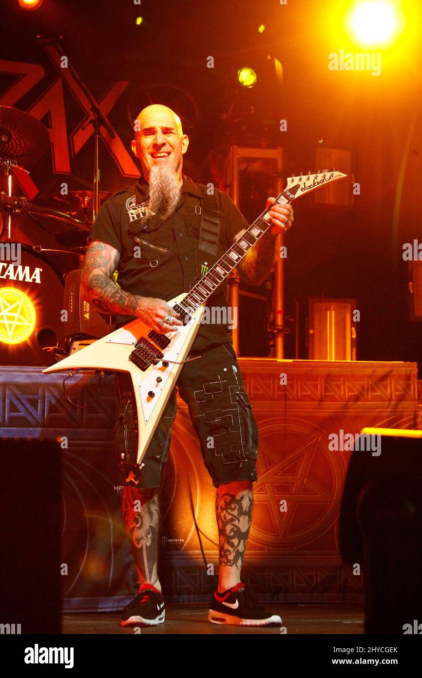 Scott Ian d'Anthrax se produit au festival Las rangeous 2017, au centre des événements du centre-ville de Las Vegas Banque D'Images