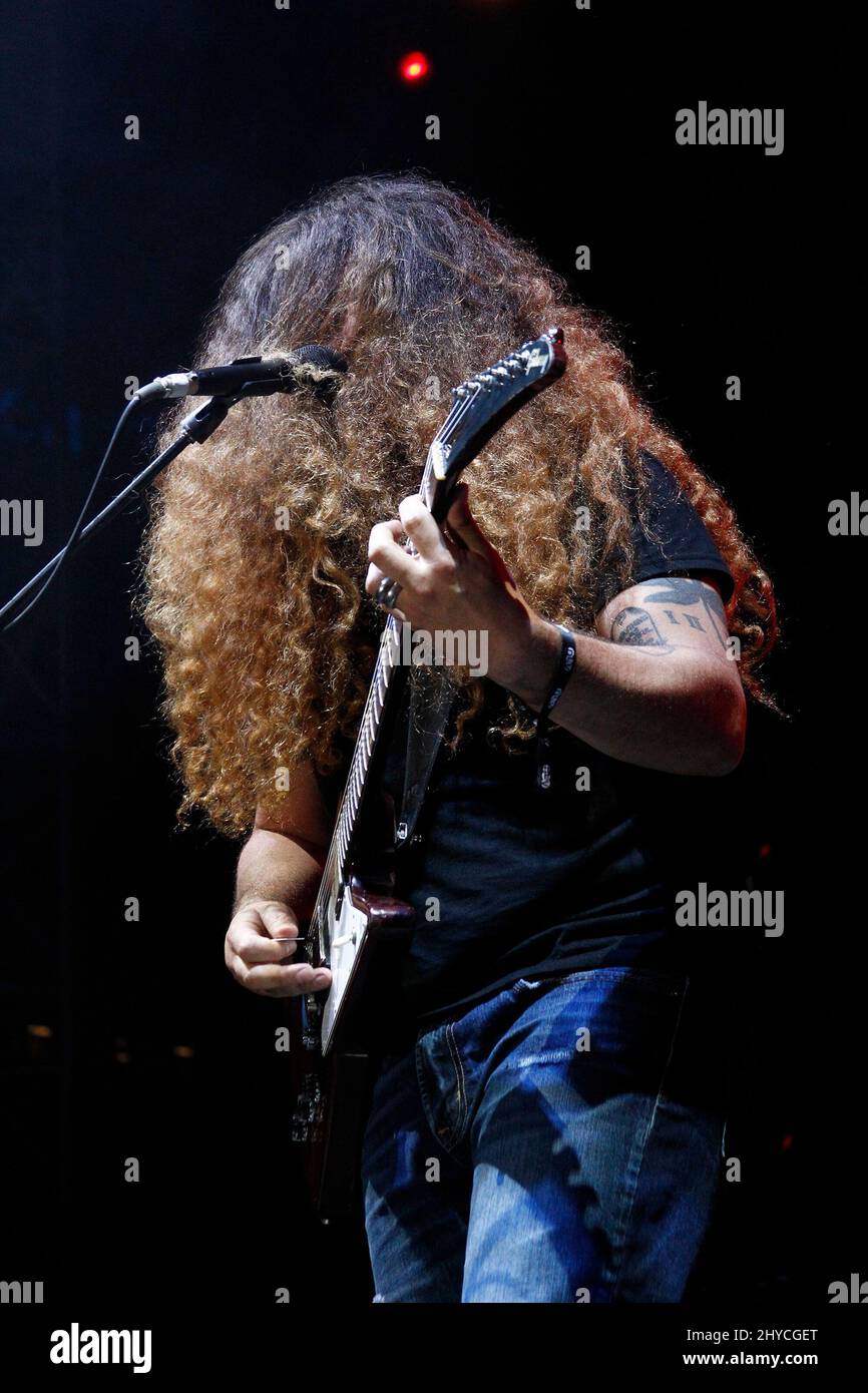 Claudio Sanchez de Coheed et Cambria se produit au Las Rscang Festival 2017, au centre d'événements du centre-ville de Las Vegas Banque D'Images