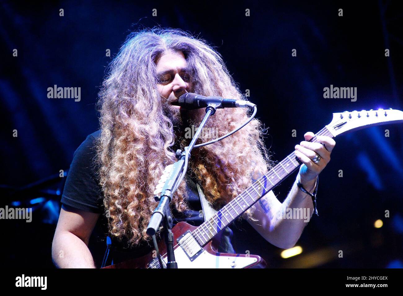 Claudio Sanchez de Coheed et Cambria se produit au Las Rscang Festival 2017, au centre d'événements du centre-ville de Las Vegas Banque D'Images