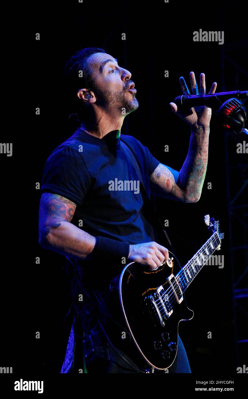 Sully Erna of Godsmack se produit au festival Las rangeous de 2017, au centre d'événements du centre-ville de Las Vegas Banque D'Images