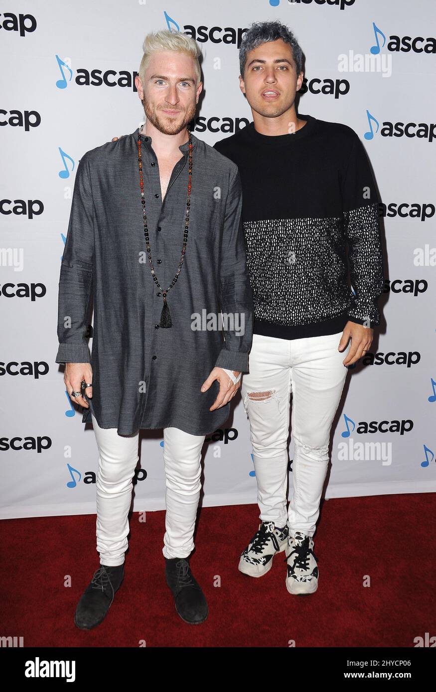 Nicholas Petricca, Kevin Ray arrive aux ASCAP Pop Music Awards qui se tiennent au Wiltern Theatre Banque D'Images