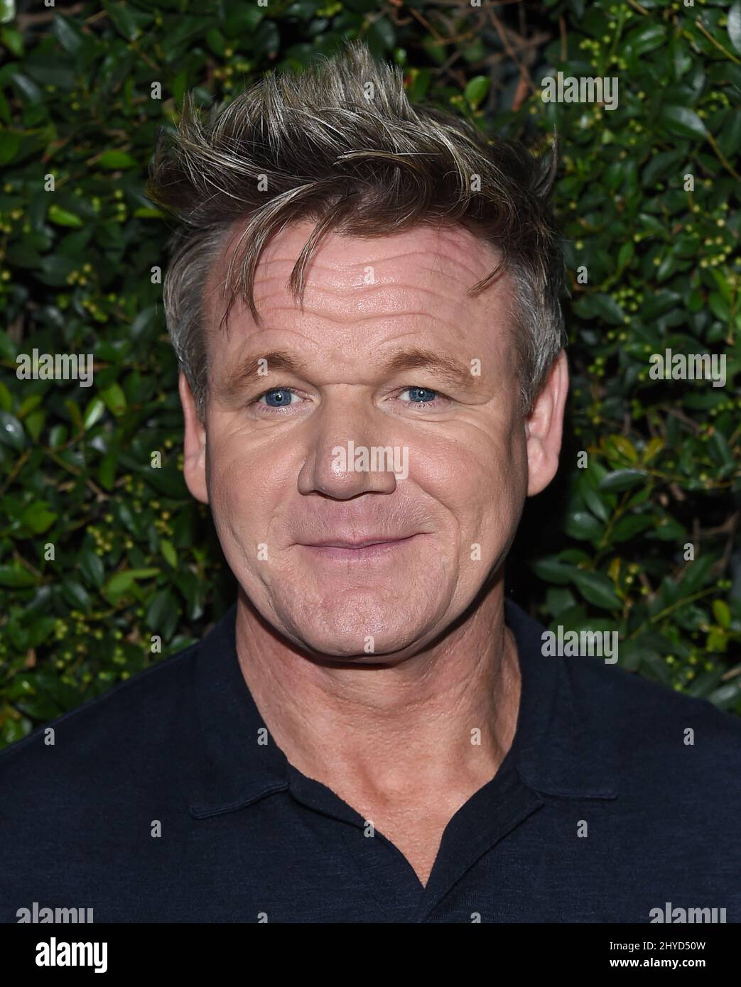 Gordon Ramsay participant au karaoké de Carpool : la fête de lancement de la série a eu lieu au Château Marmont Banque D'Images