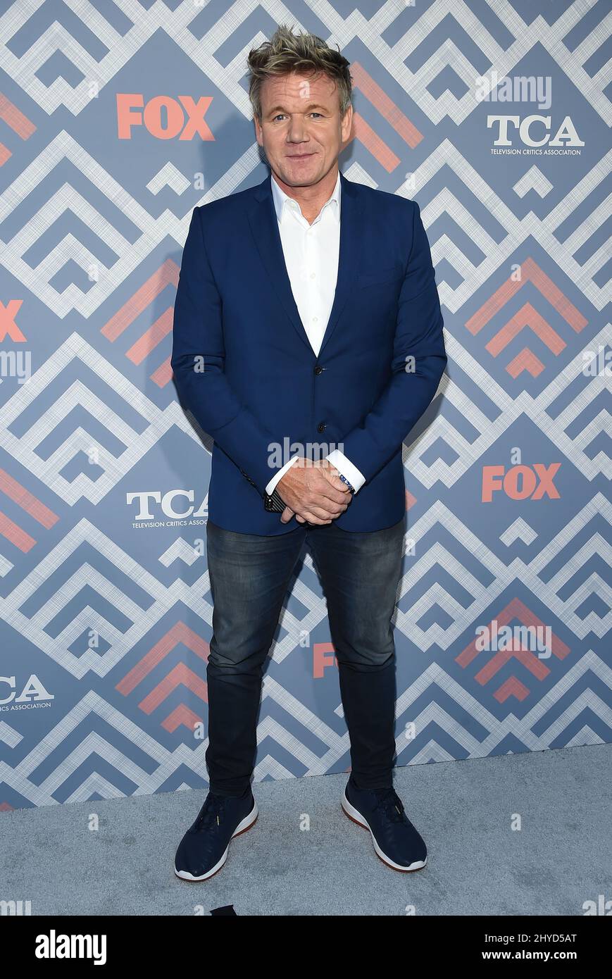 Gordon Ramsay assistant à la FOX TCA After Party tenue à la SoHo House Banque D'Images