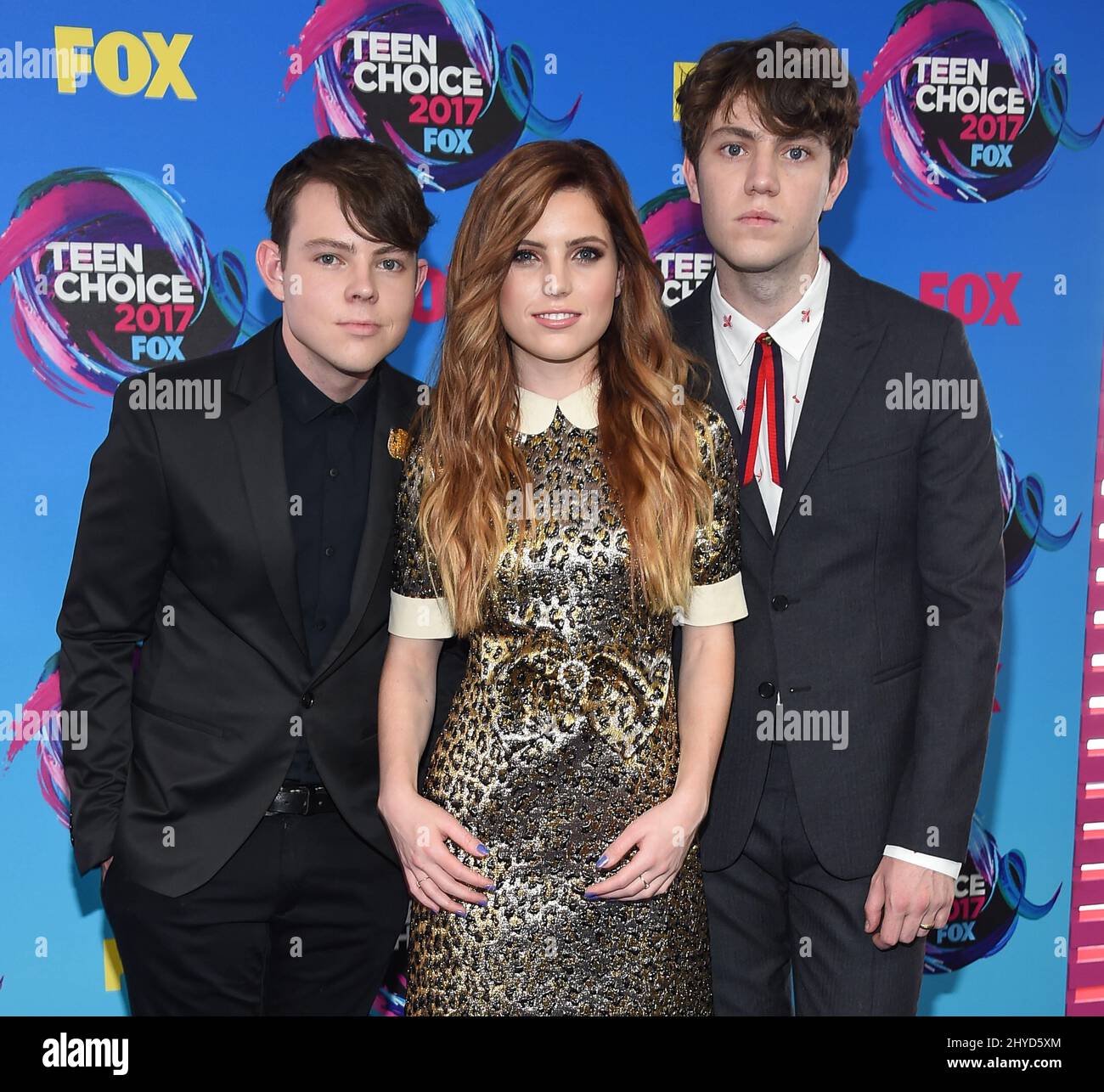 Echosmith a assisté aux prix Teen Choice 2017 qui se sont déroulés au Galen Centre de Los Angeles, aux États-Unis Banque D'Images