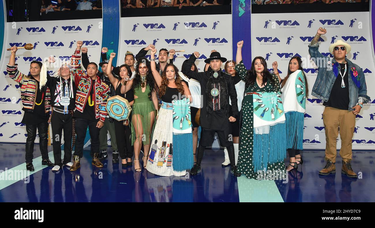 Tabou assister aux MTV Video Music Awards 2017 qui se tiennent au Forum de Los Angeles, Etats-Unis Banque D'Images