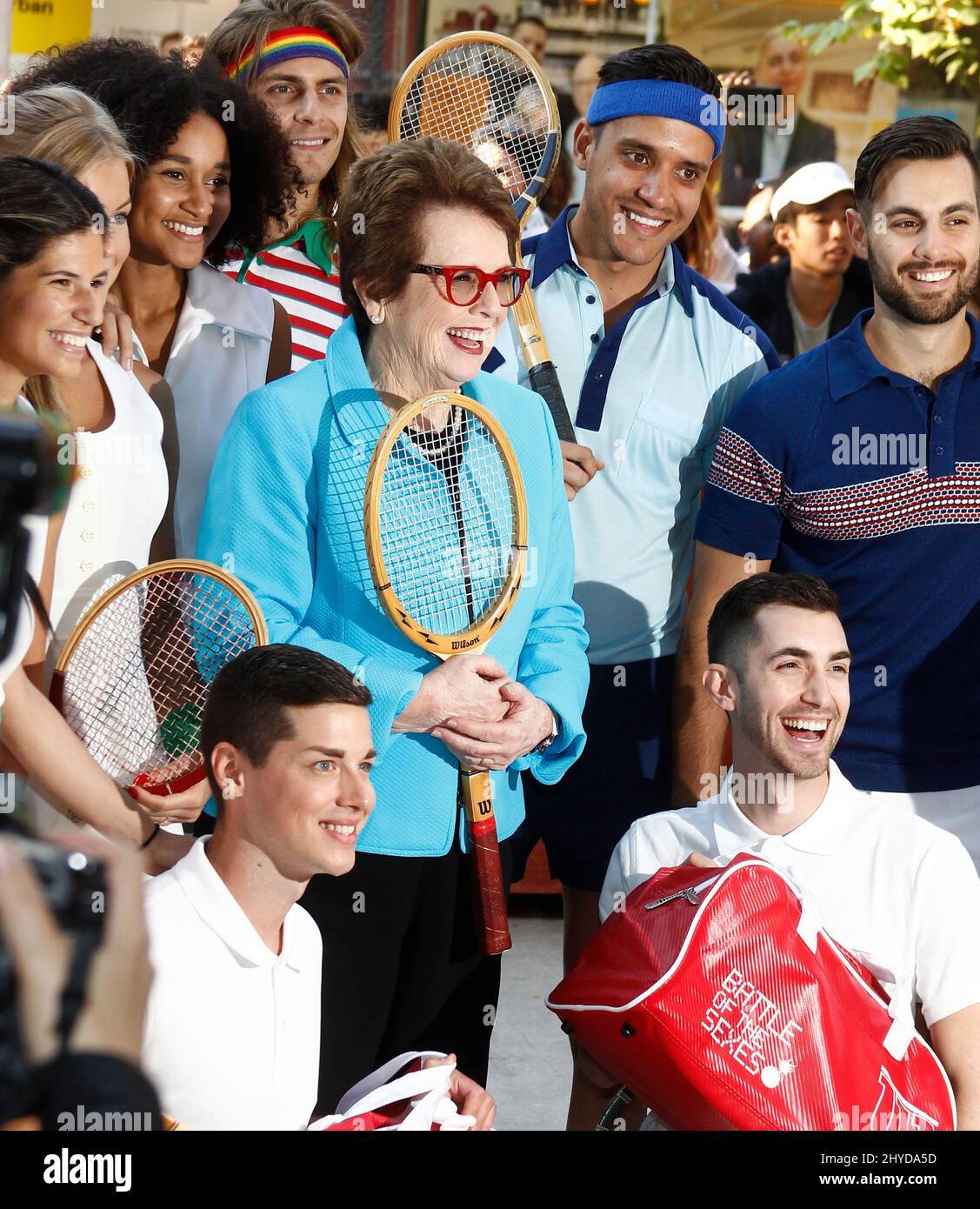 Billie Jean King, première de la bataille des sexes au Festival international du film de Toronto 2017, au Ryerson Theatre Banque D'Images