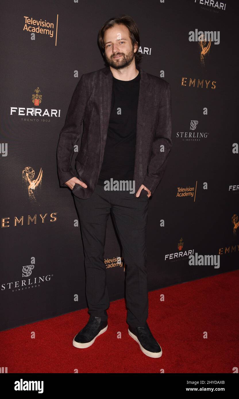 Matt Duffer participant à la réception des producteurs nominés aux Emmy Awards 69th à Los Angeles Banque D'Images