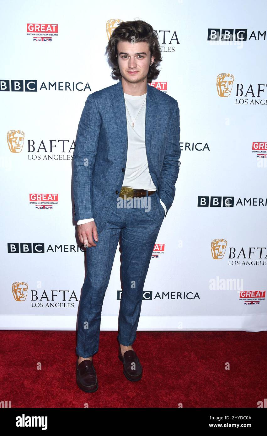 Joe Keery arrivant pour le BAFTA TV Tea Party 2017 tenu à l'hôtel Beverly Hilton, Beverly Hills, Los Angeles Banque D'Images