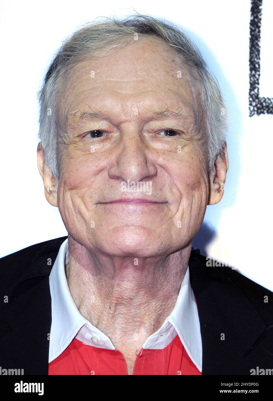 13 octobre 2011 Los Angeles, ca. Hugh Hefner 'The Rum Diary' première à Los Angeles lors de la soirée d'ouverture de film Independent qui a eu lieu au LACMA Banque D'Images