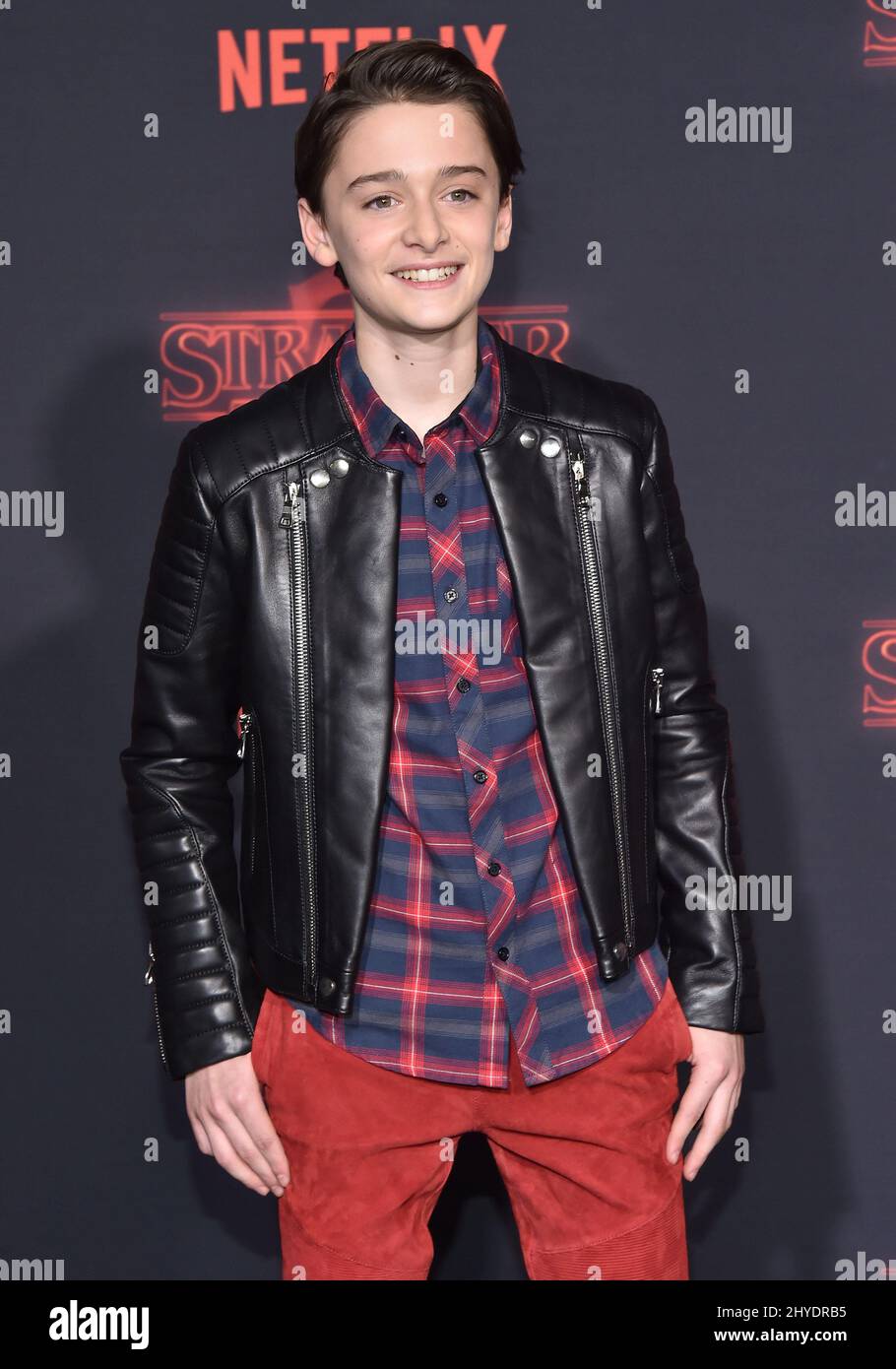 Noah Schnapp participe à l'événement de création Stranger Things 2 de Netflix Banque D'Images