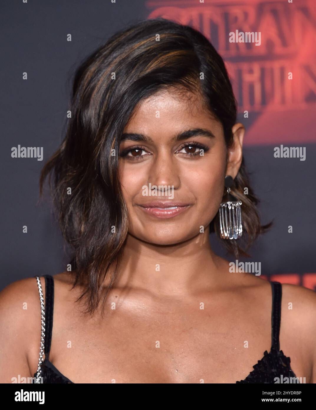 Linnea Berthelsen participant à l'événement de création de Netflix's Stranger Things 2 Banque D'Images