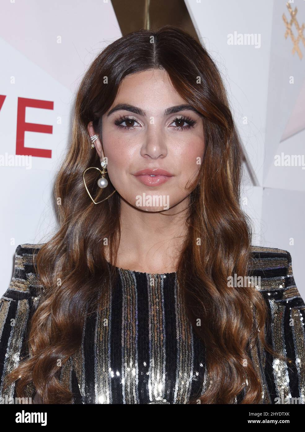 Negin Mirsalehi participant aux 'Revolve Awards' annuels 1st qui se tiennent dans la salle Highlight de Dream Hollywood à Los Angeles, aux États-Unis Banque D'Images