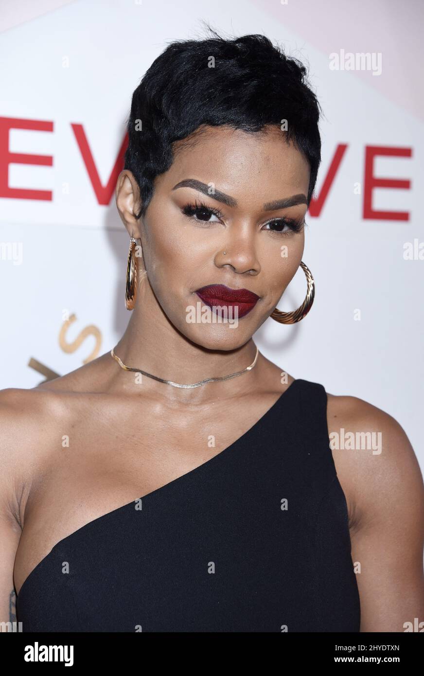 Teyana Taylor participe aux 'Revolve Awards' annuels 1st qui se tiennent dans la salle Highlight de Dream Hollywood à Los Angeles, aux États-Unis Banque D'Images