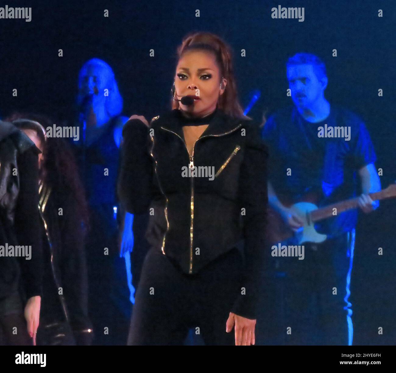 Janet Jackson à l'occasion de sa tournée « l'état du monde » 2017 à Bridgestone Arena le 7 décembre 2017 à Nashville, Tennessee Banque D'Images