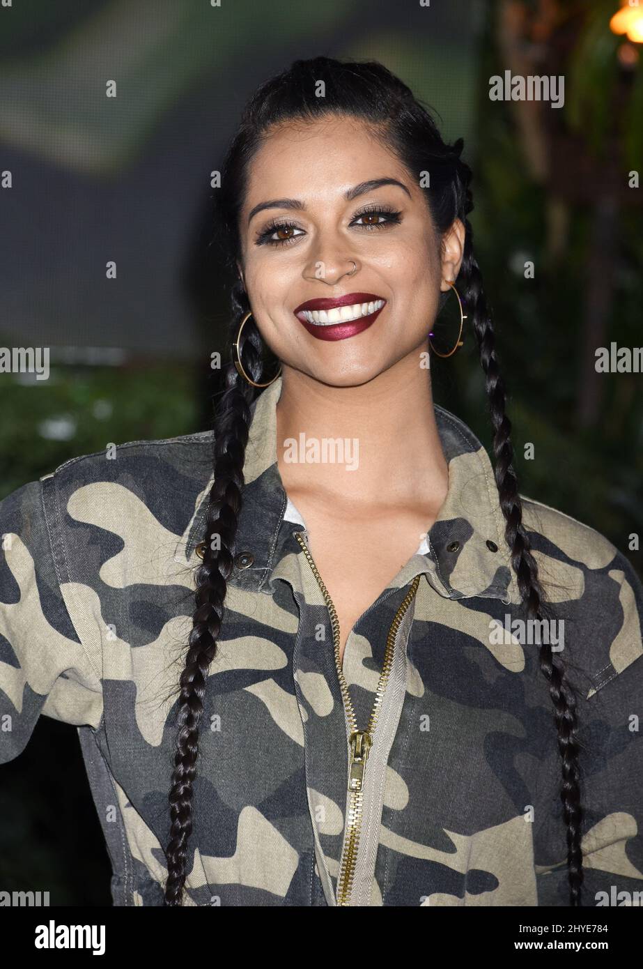 Lilly Singh assister à la Jumanji: Bienvenue à la première Jungle à Los Angeles Banque D'Images