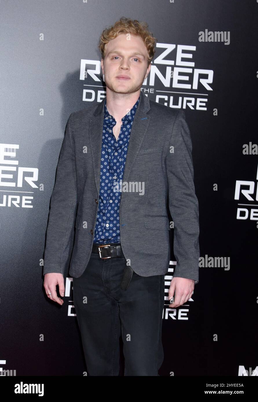 Joe Adler au 20th Century Fox 'Maze Runner: The Death Cure' Fan screening tenu au AMC Century City 15 le 18 janvier 2018 à Century City, CA Banque D'Images