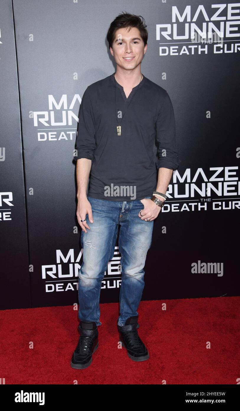 Paul Butcher au 20th Century Fox's 'Maze Runner: The Death Cure' Fan screening tenu au AMC Century City 15 le 18 janvier 2018 à Century City, CA Banque D'Images