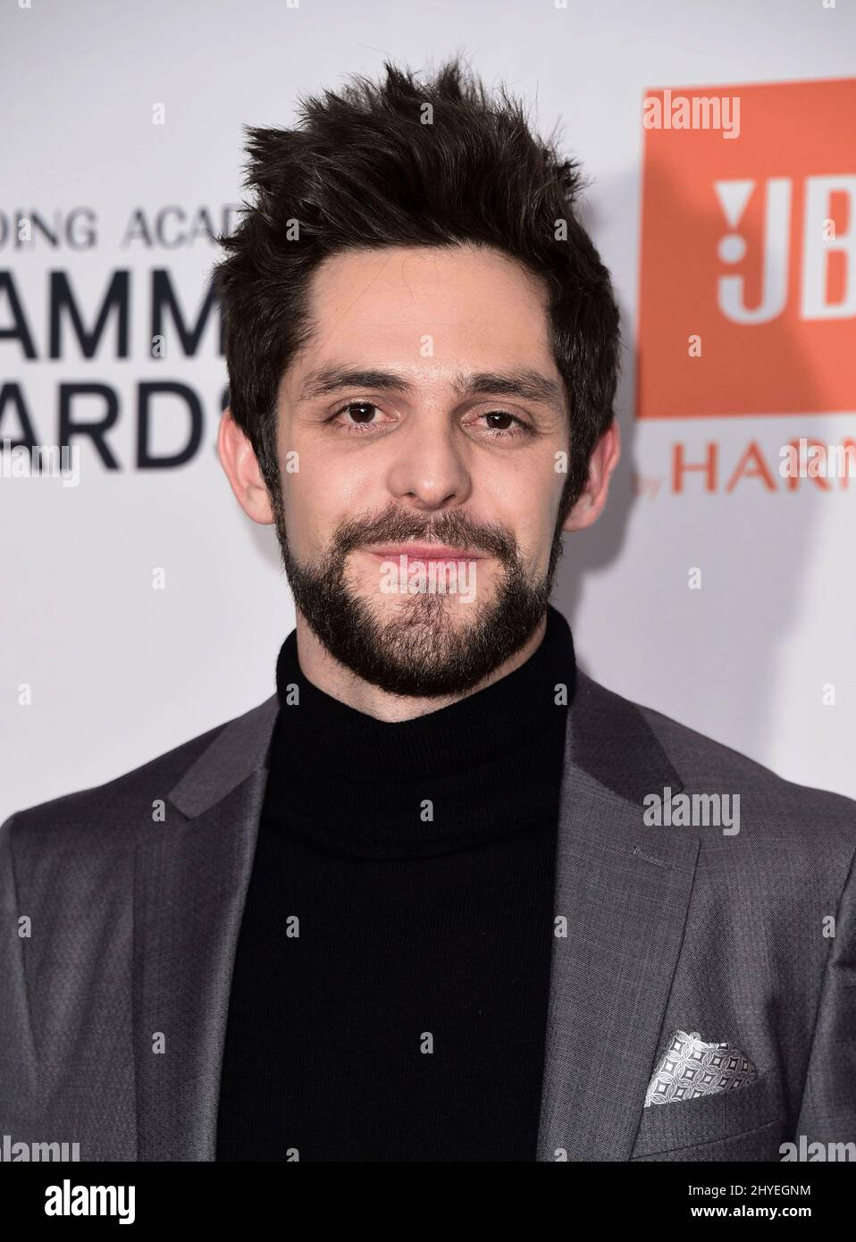 Thomas Rhett au Gala pré-Grammy 2018 et Salute to Industry Icons qui s'est tenu au Sheraton New York Times Square Hotel le 27 janvier 2018 Banque D'Images