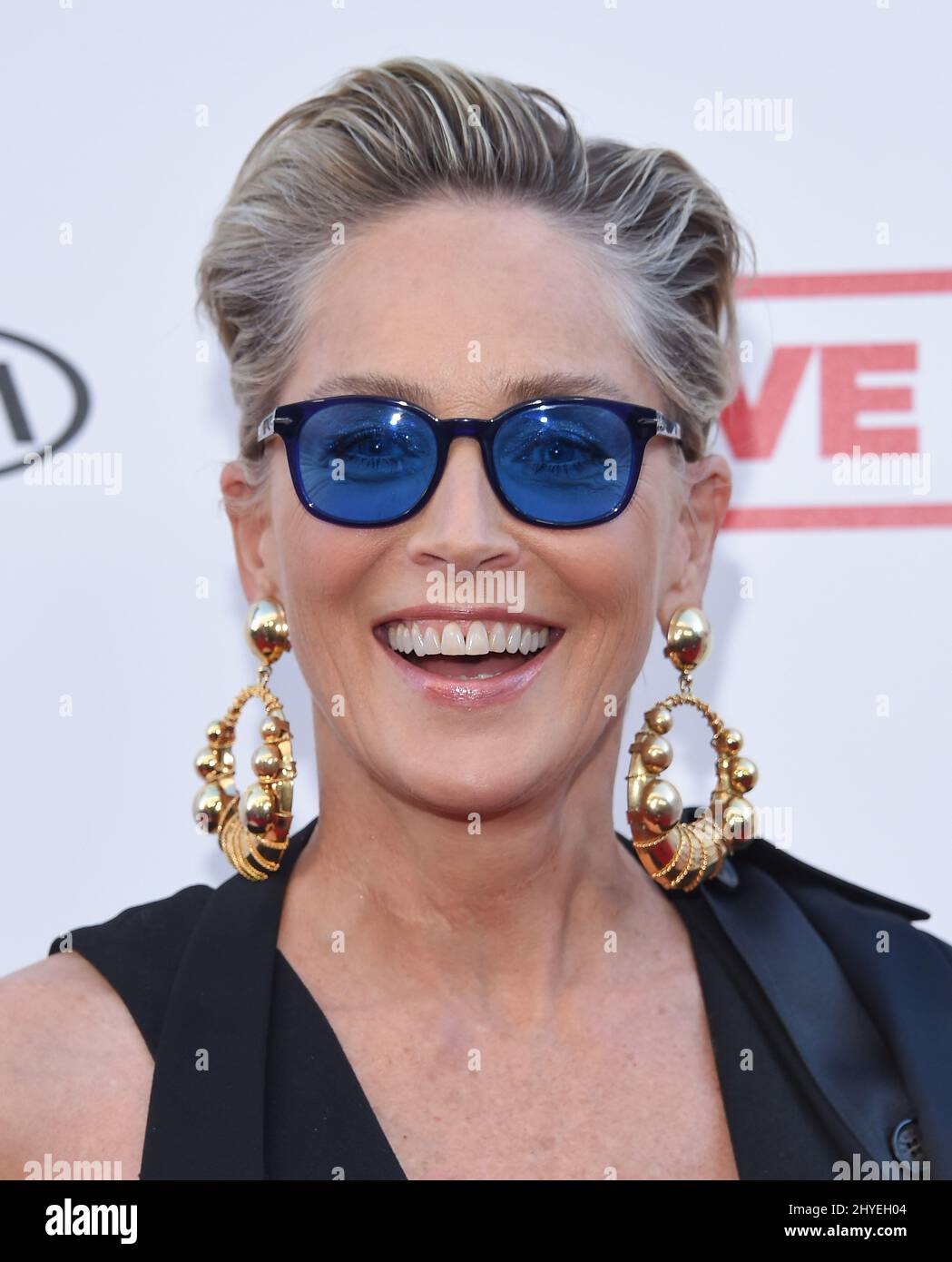 Sharon Stone arrive à Steven Tyler et au Gala inaugural de Live Nation qui  profite du fonds Janie's à RED Studios le 28 janvier 2018 à Hollywood, en  Californie Photo Stock - Alamy