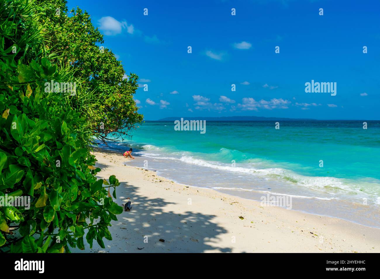 Nuances sur la plage, Kalapathar Beach, Havelock Island, Andaman, Inde Banque D'Images