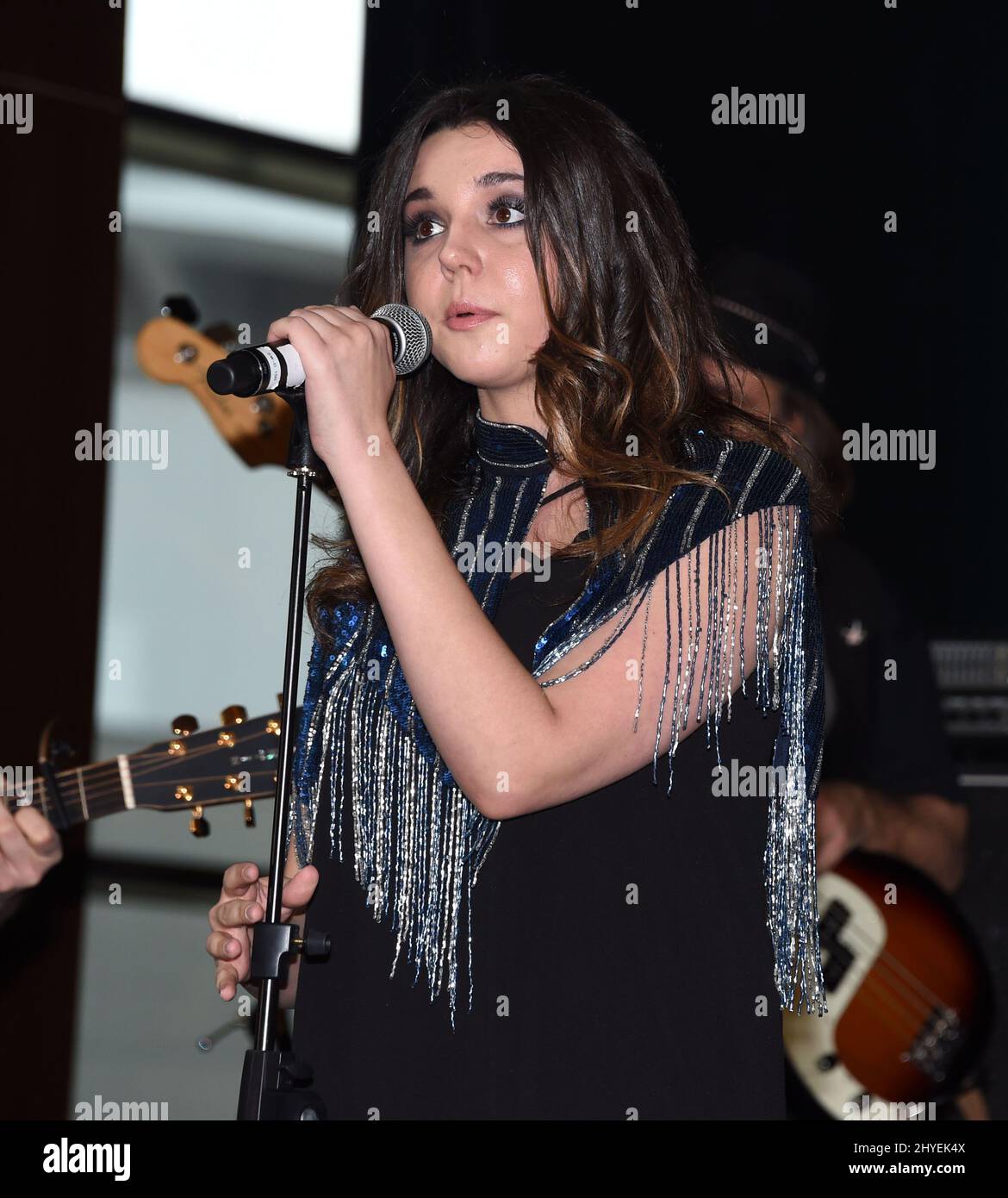 Kaylee Rutland sur scène lors du séminaire de radio country 2018 qui s'est tenu à l'hôtel Omni Nashville le 7 février 2018 à Nashville, TN Banque D'Images