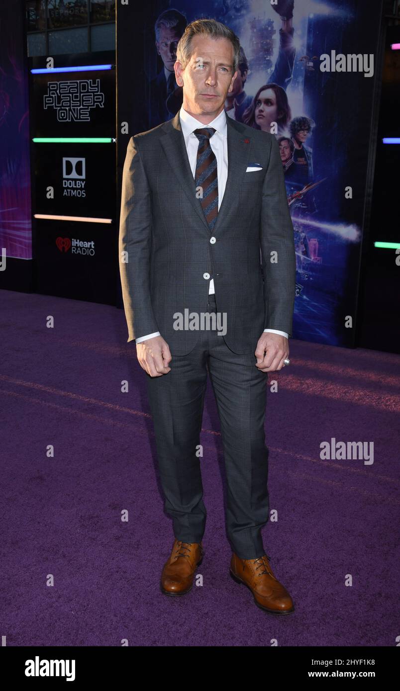 Ben Mendelsohn participant à la première de Ready Player One à Los Angeles, Californie Banque D'Images