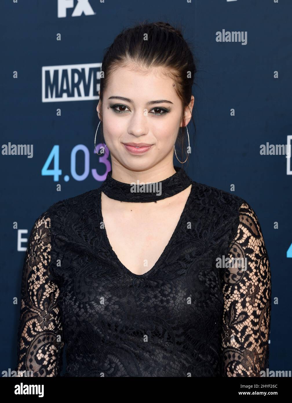 Amber Midthunder à la première saison 2 de la 'Legion' de FX, tenue à la Guilde des directeurs d'Amérique le 2 avril 2018 à Los Angeles, aux États-Unis. Banque D'Images