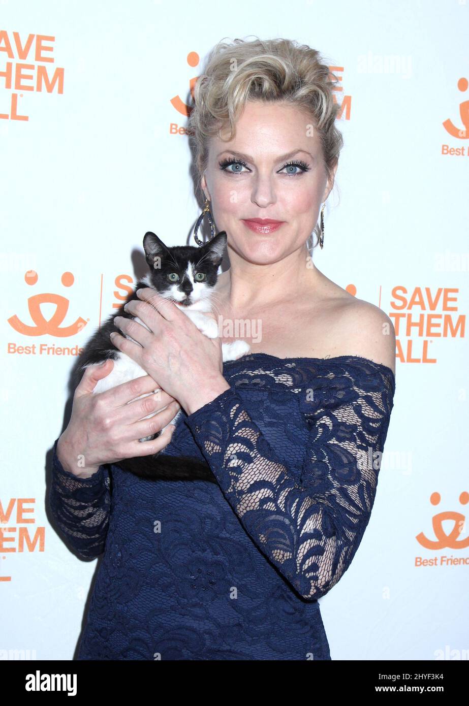 Elaine Hendrix participe au troisième Gala annuel de la Best Friends Animal Society qui s'est tenu à Guastavinos à New York, aux États-Unis Banque D'Images