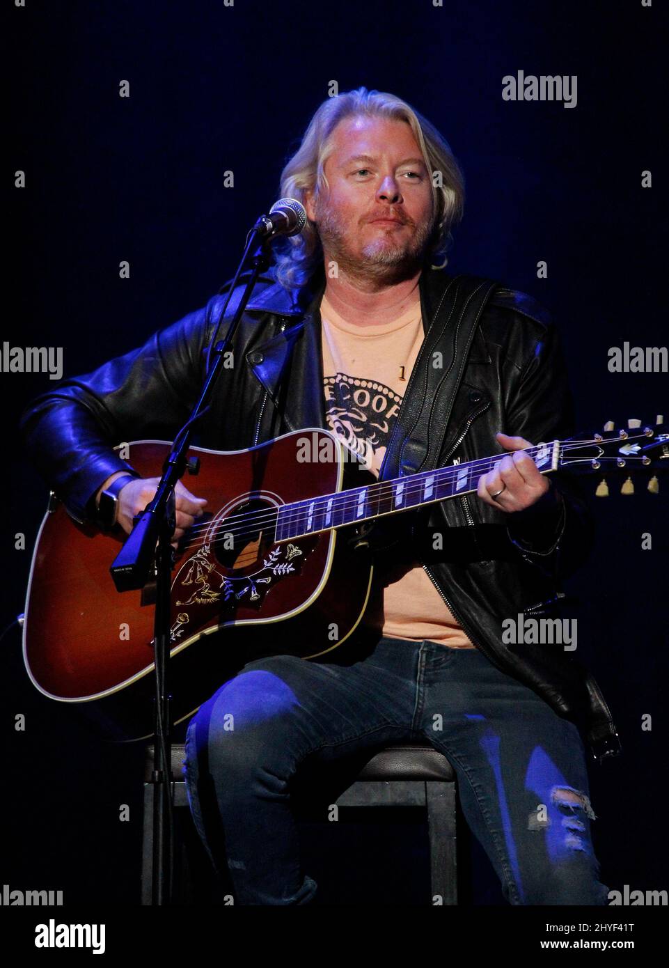 Philip Sweet of Little Big Town au salon ACM Stories, Songs and Stars : un événement de l'auteur-compositeur qui a profité à ACM Lifting vit au joint du Hard Rock Hotel & Casino le 13 avril 2018 à Las Vegas, États-Unis. Banque D'Images