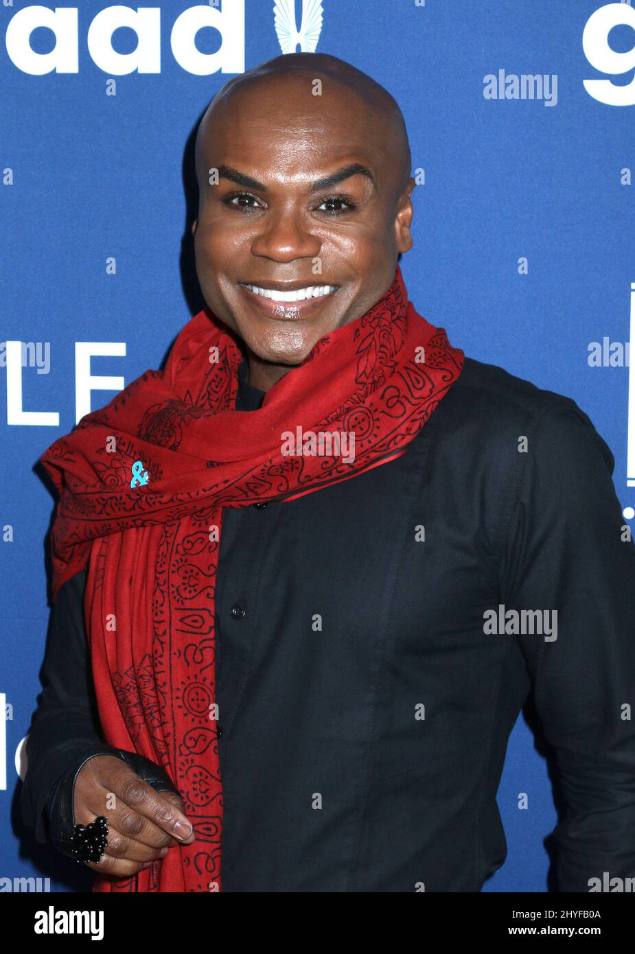 Nathan Lee Graham participant aux GLAAD Media Awards 29th qui se tiennent au New York Hilton Midtown, aux États-Unis Banque D'Images