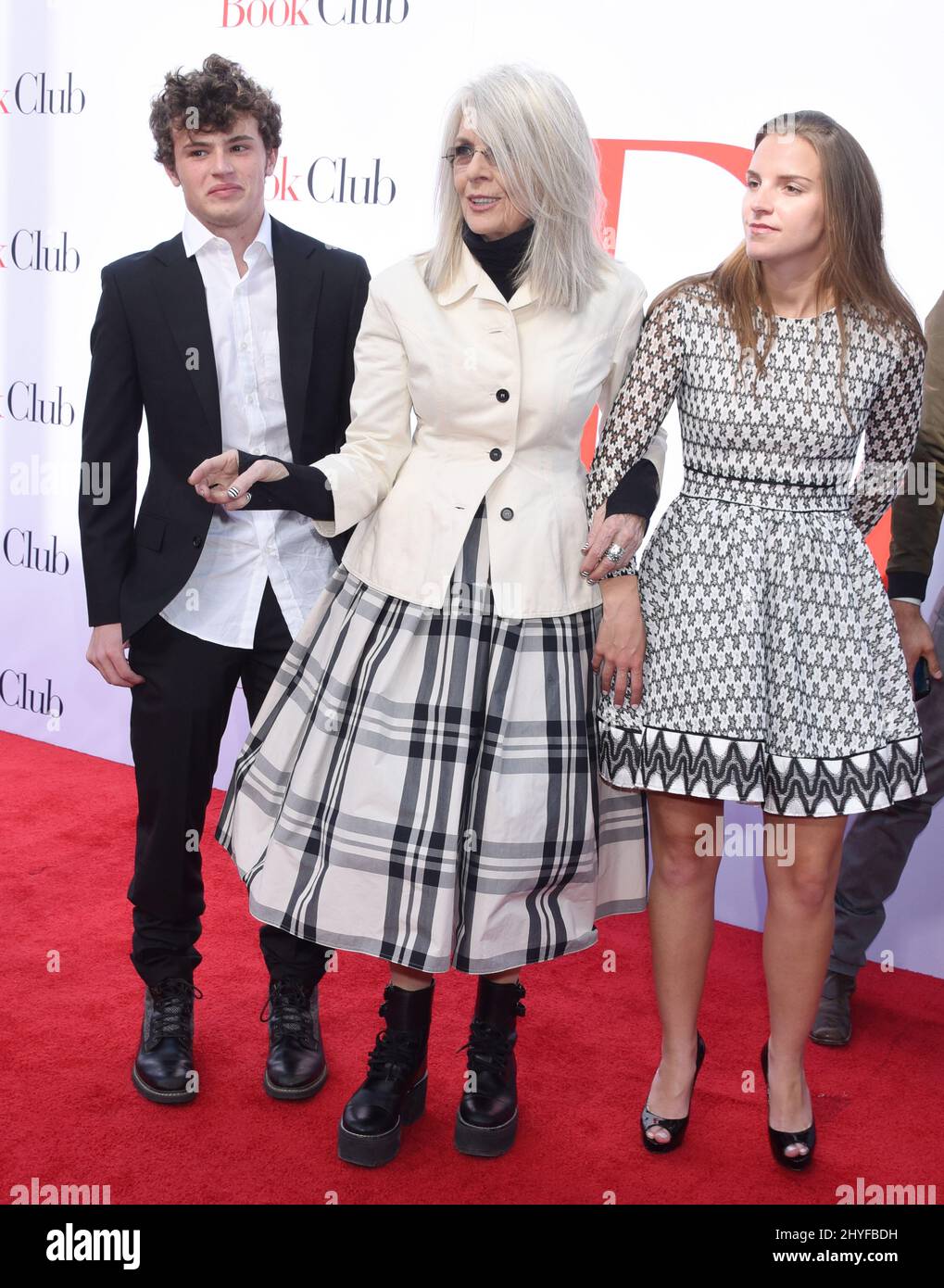 Diane Keaton, Duke Keaton et Dexter Keaton au Paramount Pictures 'Book Club' Los Angeles première tenue au Regency Village Theatre le 6 mai 2018 à Westwood, ca. Banque D'Images