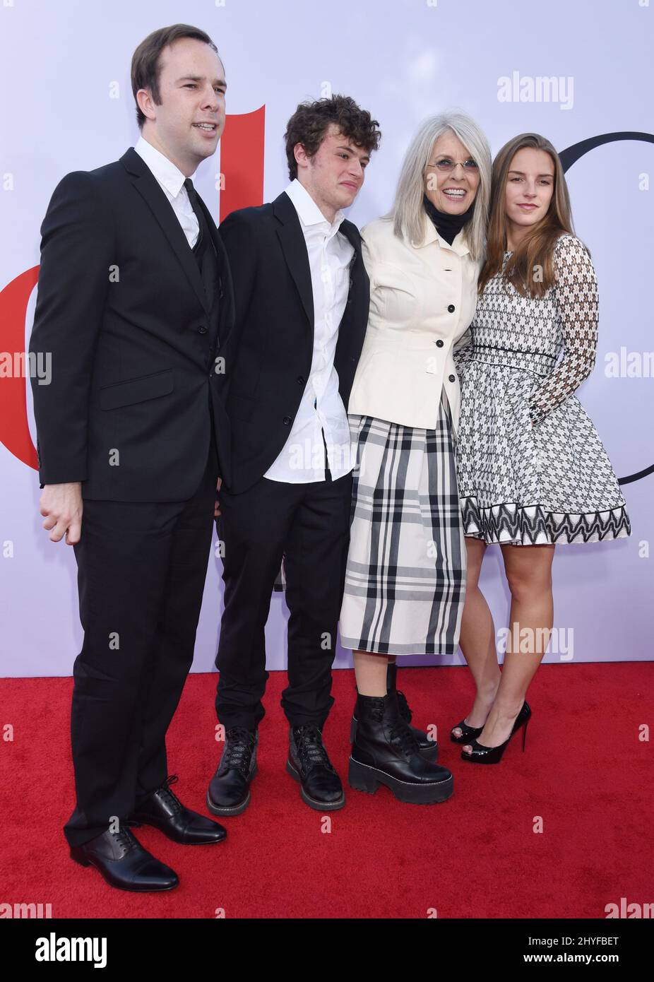 Diane Keaton, Dexter Keaton et Duke Keaton au Paramount Pictures 'Book