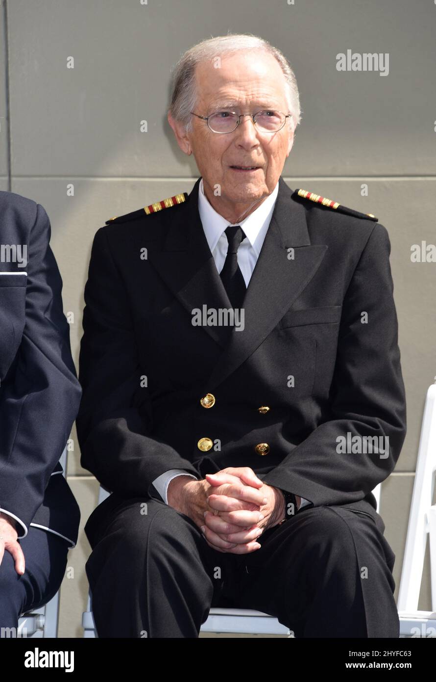 Bernie Kopell lors des croisières Princess Cruises et de la cérémonie de la plaque d'honneur de la promenade de la renommée d'Hollywood « The Love Boat », le 10 mai 2018. Banque D'Images