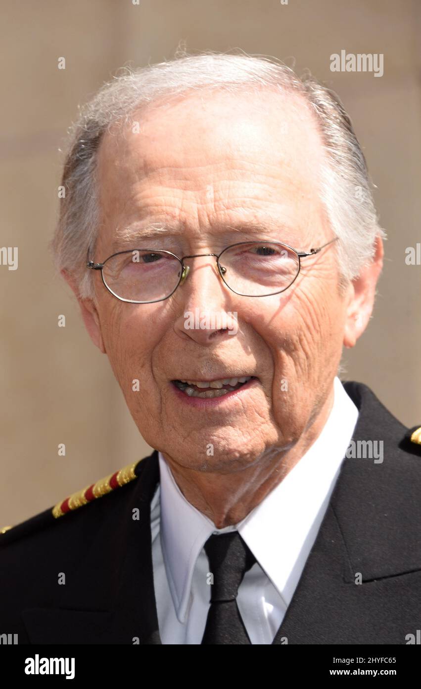 Bernie Kopell lors des croisières Princess Cruises et de la cérémonie de la plaque d'honneur de la promenade de la renommée d'Hollywood « The Love Boat », le 10 mai 2018. Banque D'Images