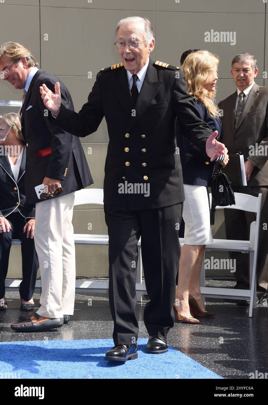 Bernie Kopell lors des croisières Princess Cruises et de la cérémonie de la plaque d'honneur de la promenade de la renommée d'Hollywood « The Love Boat », le 10 mai 2018. Banque D'Images