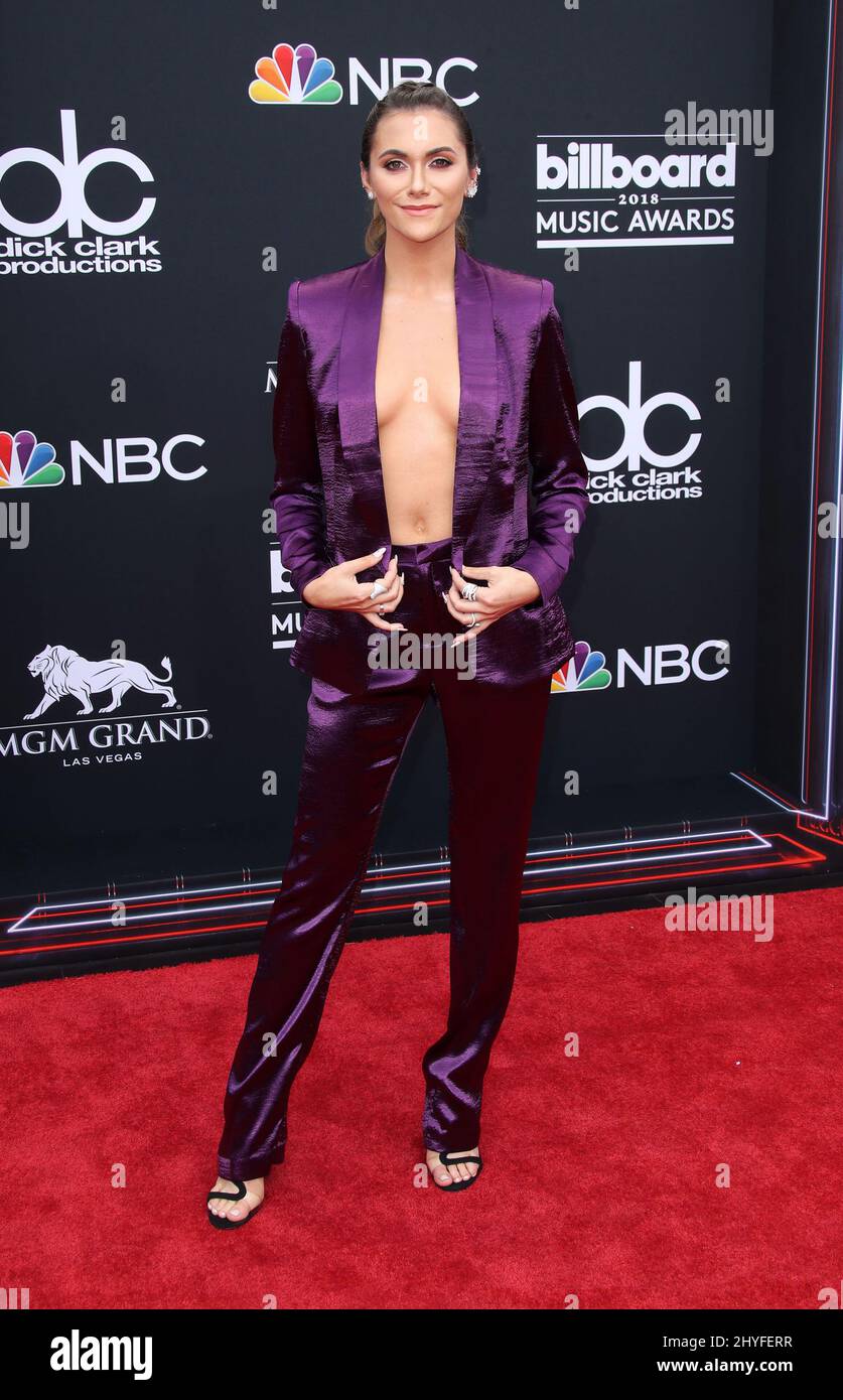 Alyson Stoner au Billboard Music Awards 2018, qui a eu lieu au MGM Grand Garden Arena Banque D'Images