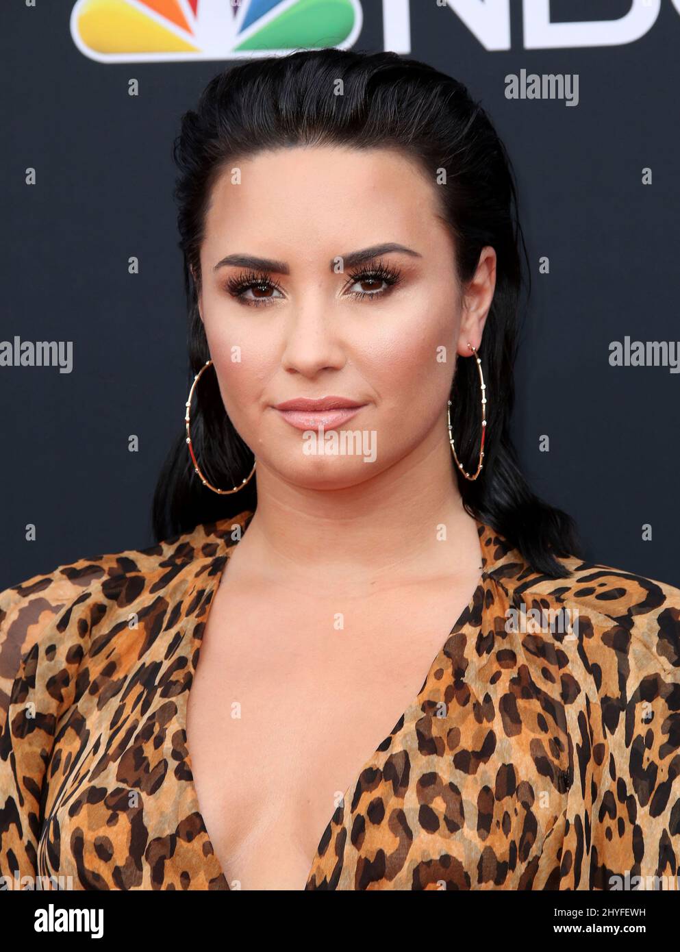 Demi Lovato au Billboard Music Awards 2018, qui a eu lieu au MGM Grand Garden Arena Banque D'Images