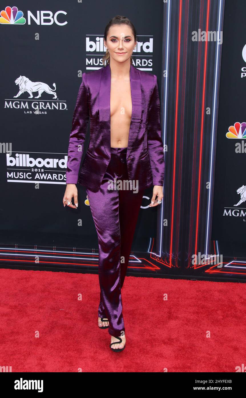 Alyson Stoner au Billboard Music Awards 2018, qui a eu lieu au MGM Grand Garden Arena Banque D'Images